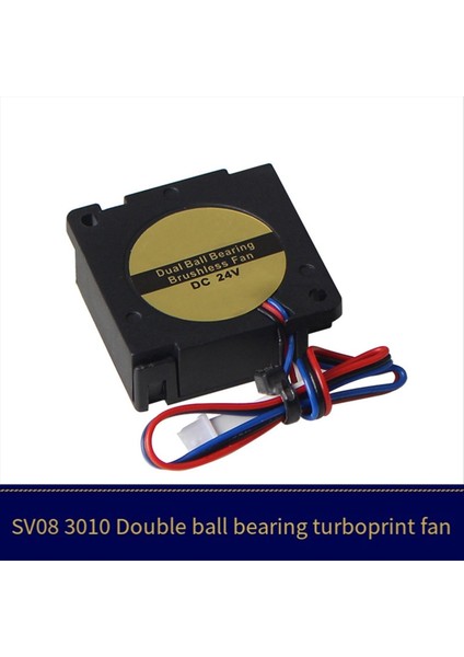 SV08 24V 3010 Hidrolik Çift Bilyalı Rulmanlı Üfleme Radyal Ekstruder Soğutma Fanı Turbo, 15.000 Rpm Yüksek Hızlı (Yurt Dışından) indirimleri