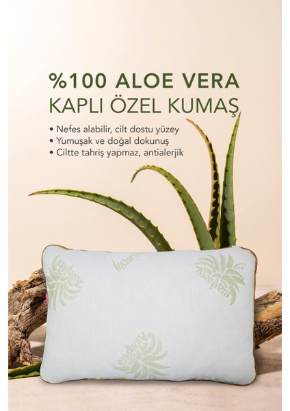 2 Adet Aloe Wera Kumaşlı Visco Parçacıklı Ortopedik Yastık,saten Biyeli Visco Yastık 1200 gr modelleri