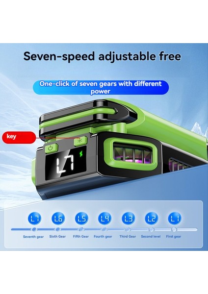 X111 Telefon Manyetik Yarı Iletken Soğutma Fanı Radyatörü 7 Vitesli Ayarlanabilir Oyun Soğutucusu Ios Android Evrensel (Yurt Dışından) fiyatları