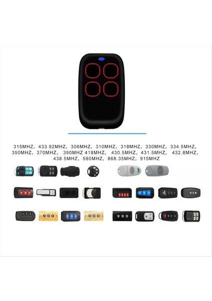 Garaj Kapısı Uzaktan Kumandası Çoğaltıcı 250-913MHZ Çok Frekanslı Kod Yakalayıcı Klon Kapı Anahtarlığı El Vericisi (Yurt Dışından) indirimleri