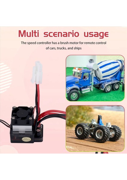 Rc Araba Kamyon Tekne Için 320A 7.2V-16V Çift Yönlü Fırçalı Esc Hız Kontrol Cihazı (Yurt Dışından) indirimleri