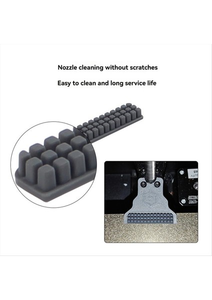 K1 Max Temizleme Silikon Mendili Için Baskı Parçaları Kiti ile 3D Yazıcı Parça Nozul Fırçası (Yurt Dışından) modelleri