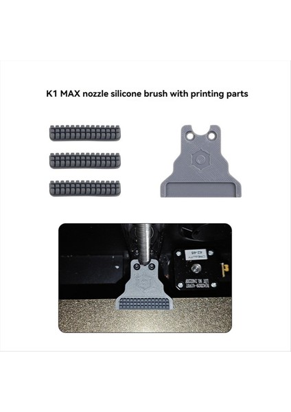 K1 Max Temizleme Silikon Mendili Için Baskı Parçaları Kiti ile 3D Yazıcı Parça Nozul Fırçası (Yurt Dışından) fırsatları