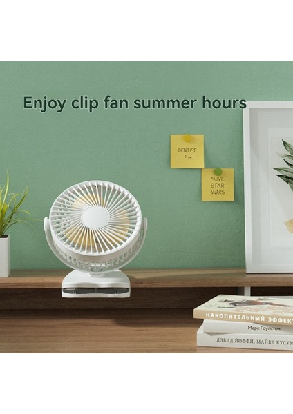 Şarj Edilebilir Klipsli Masaüstü ve Asılabilir Vantilatör 3 Hız 360° Dönebilen Seyahat ve Ev Kullanımı Için Mavi (Yurt Dışından) fırsatları