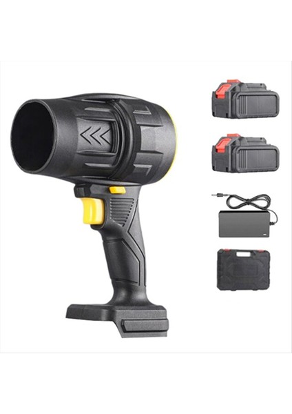 40000 Rpm Fırçasız Fan 650 W Kablosuz Elektrikli Hava Üfleyici Şiddetli El Tipi Elektrikli Alet 21 V Pil Abd Fişi (Yurt Dışından)