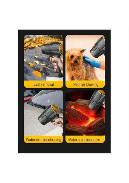 40000 Rpm Fırçasız Fan 650 W Kablosuz Elektrikli Hava Üfleyici Şiddetli El Tipi Elektrikli Alet 21 V Pil Abd Fişi (Yurt Dışından) indirimleri