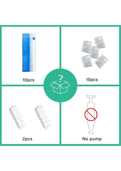 3D Yazıcı Filament Saklama Kiti 10 Adet Kurutuculu Vakumlu Sızdırmazlık Torbaları Nem Geçirmez Kuru 30X34CM (Yurt Dışından) fiyatları