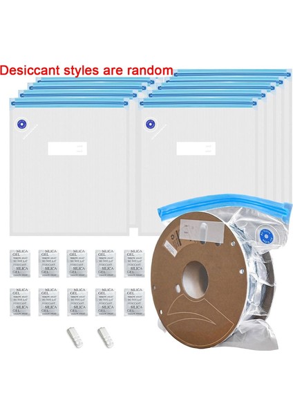 3D Yazıcı Filament Saklama Kiti 10 Adet Kurutuculu Vakumlu Sızdırmazlık Torbaları Nem Geçirmez Kuru 30X34CM (Yurt Dışından) fırsatları
