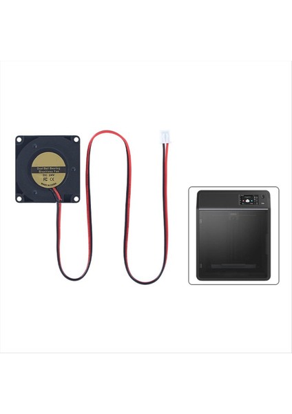 Adventurer 5m Pro Ekstruder Hotend Hızlı Isı Dağılımı Için 4010 DC24V Soğutma Fanı (Yurt Dışından) fiyatları