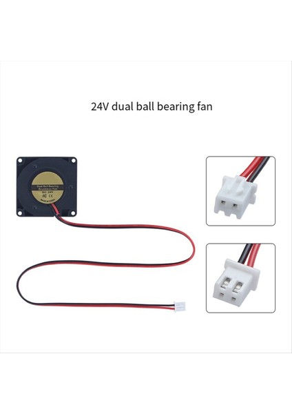 Adventurer 5m Pro Ekstruder Hotend Hızlı Isı Dağılımı Için 4010 DC24V Soğutma Fanı (Yurt Dışından) fırsatları