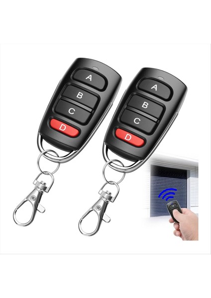 2 Adet Uzaktan Garaj Kapısı Kumandası, 433.92 Mhz Kapı, Kumanda Anahtarı, Yedek Elektrikli Kapı (Yurt Dışından) fiyatları
