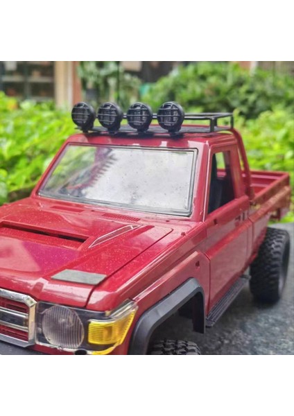 1/12 MN82 Rc Paletli Kamyon Parçaları Kare Lamba Için LED Işıklı Evrensel Tavan Rafları Bagaj Taşıyıcı Araba Şasisi (Yurt Dışından) fiyatları