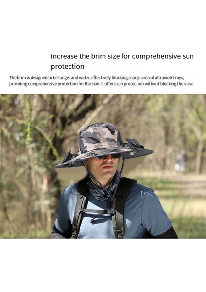 Ayarlanabilir Açık Hava Kamp Balıkçılık Yürüyüş Güneş Kremi Balıkçı Şapkası Güneş Fanı Kapağı Taşınabilir Şarjlı Ikili (Yurt Dışından) modelleri