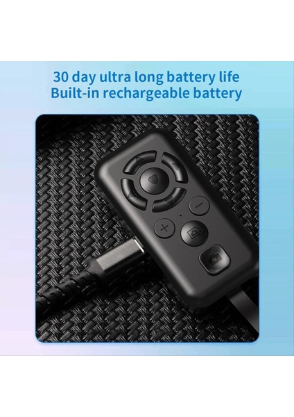 Uzaktan Kumanda Type-C Şarj Edilebilir Deklanşör Düğmesi Bluetooth 5.3 Kablosuz Kontrol Cihazı Navigasyon Roman Okuma Beyaz (Yurt Dışından) indirimleri