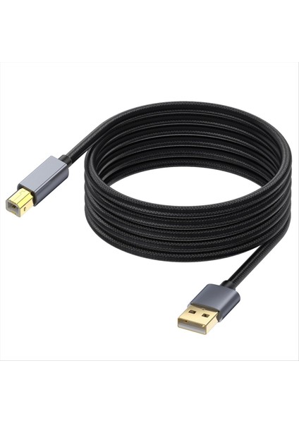 3 Metre USB Yazıcı Kablosu, USB 2.0 Tip A Erkek - B Tarayıcı Kablosu ve Daha Fazlası (Yurt Dışından)
