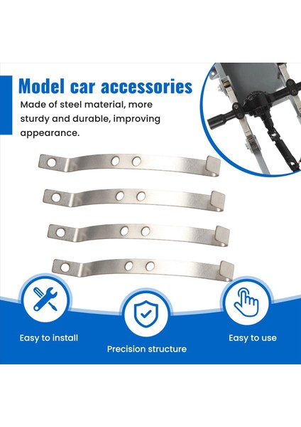 D12 B14 B24 B16 B36 Rc Kamyon Araba Yükseltmeleri Parçaları Aksesuarları Için 4 Adet Çelik Yaprak Yaylı Süspansiyon (Yurt Dışından) fırsatları