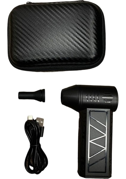 Violent Turbo Fan Mini Kamp Açık Hava Elde Taşınabilir Yüksek Hızlı Fırçasız Üfleyici Toz (Yurt Dışından)