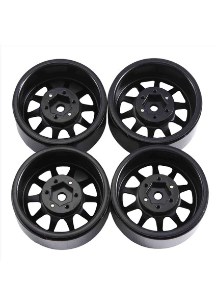 1:10 Rc Paletli Eksenel SCX10 AXI03007 90046 Trx4 Redcat Gen8 (Siyah) Için 4 Adet Metal Alaşımlı 1.9 Beadlock Jant (Yurt Dışından) fiyatları