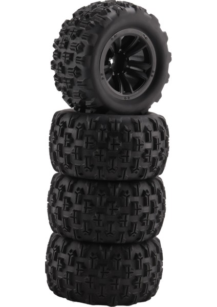 Go 16207, 16208, 16209, 16210, H16, H16H, H16E, H16P 1/16 Rc Araba Yedek Parçaları Için 4 Adet Lastik Jant (Yurt Dışından)