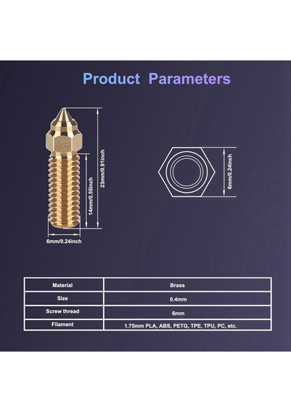 5 Adet 0,4 mm Pirinç Nozul Silikon Kılıf Kiti, K1, K1 Max, -10 Se 3D Yazıcı Için Ekstruder Sıcak Uç Kiti (Yurt Dışından) fiyatları