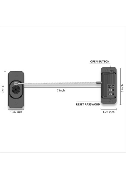 Buzdolabı Kilidi, Anahtarsız Tek Tıkla Erişim, Özelleştirilebilir Şifre, Çocuk Güvenlik Şifreli Kilit Beyaz (Yurt Dışından) modelleri