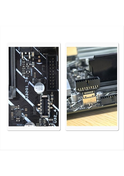 Masaüstü Anakart Için Usb3.2 Tip E 20 Pin - USB 19P Kasa Ön Tipi Ac Uzatma Adaptörü (Yurt Dışından) fırsatları