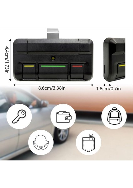 813LMX 811LM Kapı Açacağı Uzaktan Kumandası Yedek Tıklayıcısı 850LM, 860LM, STAR1000 Alıcıları Için 2 Adet (Yurt Dışından) fiyatları