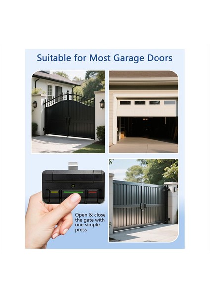 813LMX 811LM Kapı Açacağı Uzaktan Kumandası Yedek Tıklayıcısı 850LM, 860LM, STAR1000 Alıcıları Için 2 Adet (Yurt Dışından) modelleri