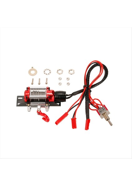 1/10 Crawler Axial SCX10 D90 Aksesuarları Için Anahtarlı Rc Araba Yükseltme Metal Otomatik Simüle Vinç (Yurt Dışından)