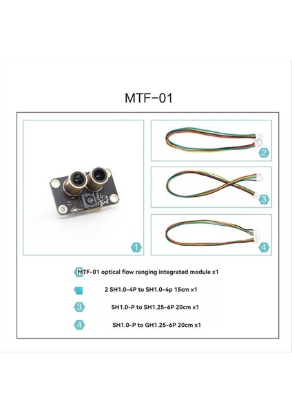 Mtf-01 Micoair Optik Akış ve Lidar Sensör Modülü Iha Konumlandırma (Yurt Dışından)