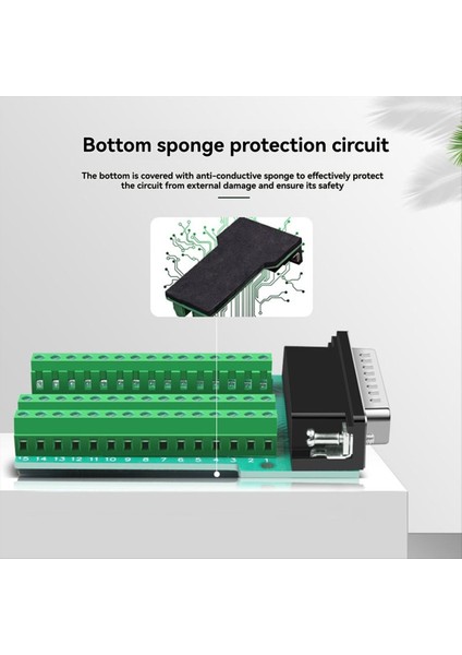 HDB44 Lehimsiz Konnektör Endüstriyel 3 Sıra D-Sub 44 Pin Erkek P Delikli Fiş Breakout Terminal Kartı Adaptörü, B (Yurt Dışından) indirimleri