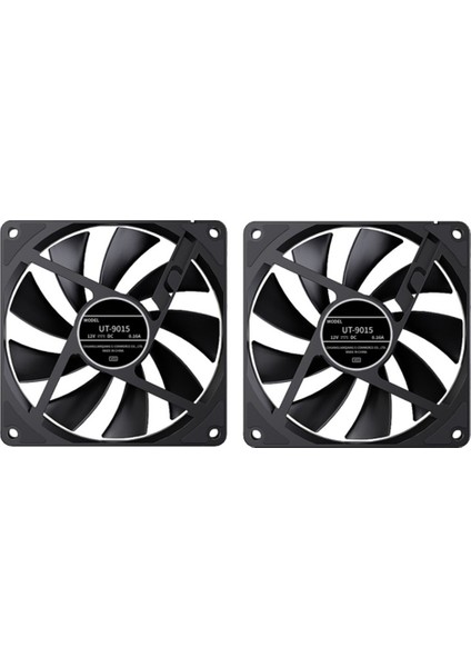 Adet Bilgisayar Kasası Fanı 92 mm 4 Pin Pwm Yüksek Hava Akışlı Ultra Ince Soğutma 1000-2700 Rpm Kademeli Fdb Rulman (Yurt Dışından)