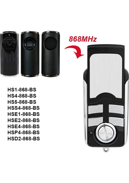 HSE4-868-BS HSE2-868-BS HS5-868-BS HS4-868-BS Garaj Kapısı/kapı Uzaktan Kumandası 868MHZ Için 3 Adet (Yurt Dışından) fırsatları