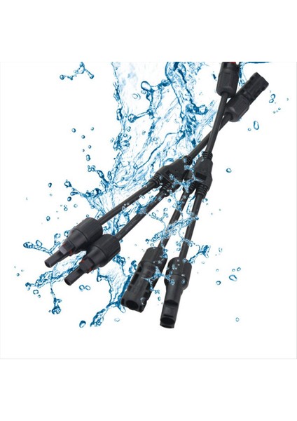 Güneş Paneli Konnektörü Y Tipi 3 Yollu Paralel Bağlantı Su Geçirmez 2'ye 1 (Yurt Dışından) fiyatları