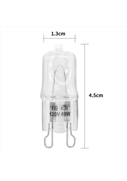 80X G9 Fırın Lambası Yüksek Sıcaklığa Dayanıklı Halojen Ampul Lamba Buzdolapları Fırınlar Fanlar Için 40W 500℃ Pin (Yurt Dışından) fırsatları