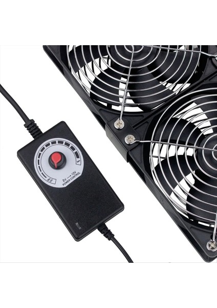 Kabin Soğutma Sunucu Iş Istasyonu Için Ac 100V-240V Hız Kontrol Cihazı ile 3X120MM Bilgisayar Fanı Ab Fişi (Yurt Dışından) modelleri