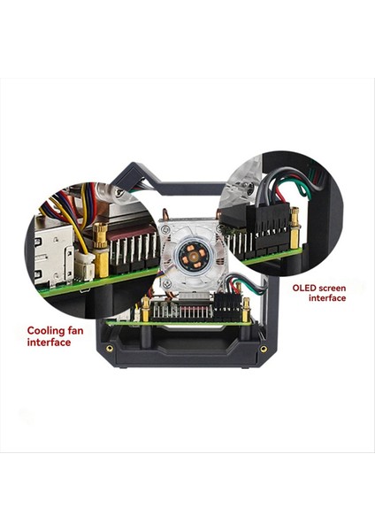 0,96 Inç OLED Ekranlı 5 Abs Mini Kule Fan Kiti Jst 4 Pin Portu (Yurt Dışından) fırsatları