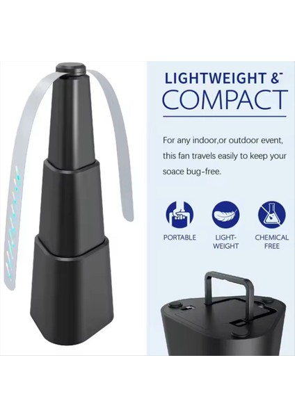 2 Adet Masalar Için Sinek Kovucu Dış Mekan Iç Mekan Sinek Uzaklaştırıcı Masa Üstü Fan Holografik Kanatlar (Yurt Dışından) fırsatları