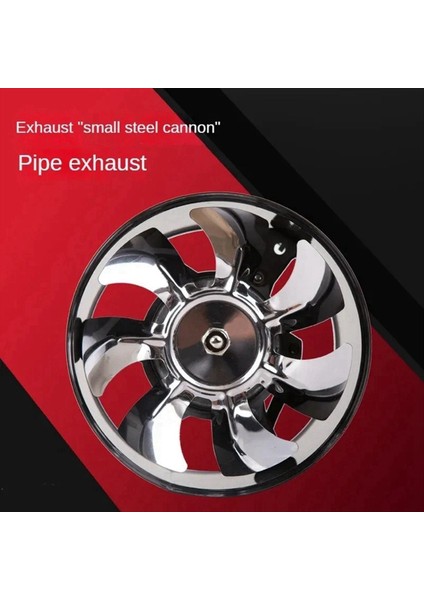 Boru Egzoz Fanı Hava Vantilatörü Metal Havalandırma Mini Aspiratör Banyo Tuvalet Duvar Kanalı B (Yurt Dışından) modelleri