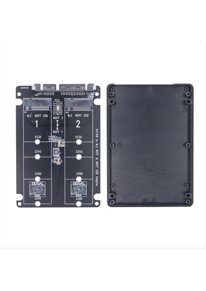 Çift M.2 - Sata3.0 Adaptör Protokolü SSD 2 Port Ngff B Anahtar 3.0 6 Gbps M2 Dönüştürücü (Yurt Dışından) fırsatları
