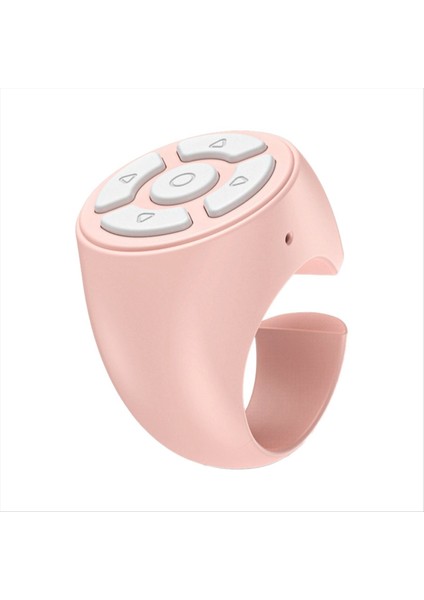 Tabletler ve Telefonlar Için Bluetooth Uzaktan Kumanda, Kamera Kontrol Cihazı, Otomatik Zamanlayıcı, Sosyal Medya Sayfa Çevirici, Pembe (Yurt Dışından)
