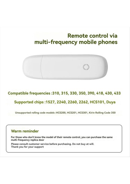 App Kapı Uzaktan Kumandası Kepenk Garaj Elektrik Kontrolü Wifi Çoklu Frekans Evrensel (Yurt Dışından) fiyatları