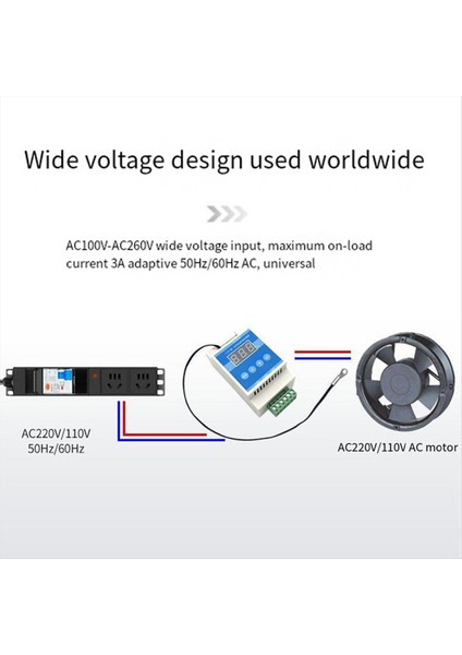 Kabin Fan Hız Kontrolü Otomatik Sıcaklık Ac 220V/110V Motor Su Pompası Sıcaklık ve Basıncı Ayarlayın (Yurt Dışından) indirimleri