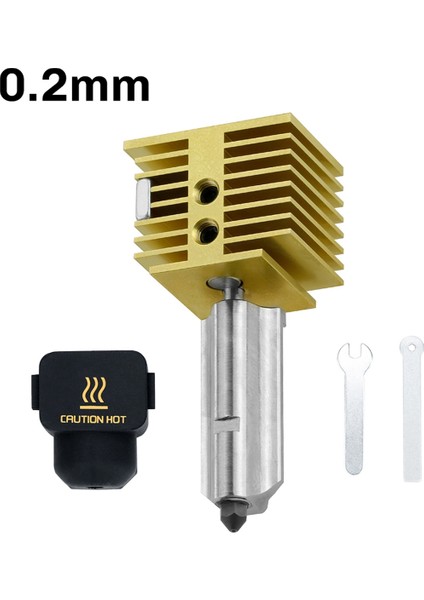 A1/a1 Mini Sıcak Uç Yükseltmesi Için - Hızlı Nozul Değişimi, 3D Yazıcı Parçaları Için 0,2 mm (Yurt Dışından) modelleri