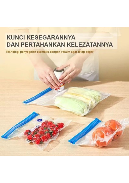 Mini Vakum Makinesi Taşınabilir USB Elektrikli Hava Pompası Plastik Poşet El Tipi Ev Paketleme Makinesi (Yurt Dışından) modelleri