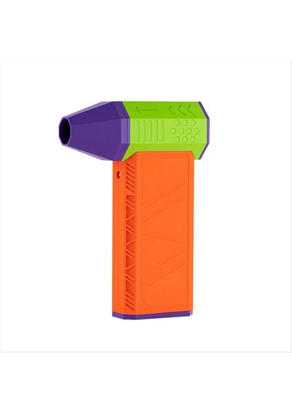 LED Aydınlatmalı Jet Fan 130.000 Rpm Hızı 52 M/s Fırçasız Motor Kanallı Turbo Şiddetli Türbin Küçük Turuncu (Yurt Dışından)