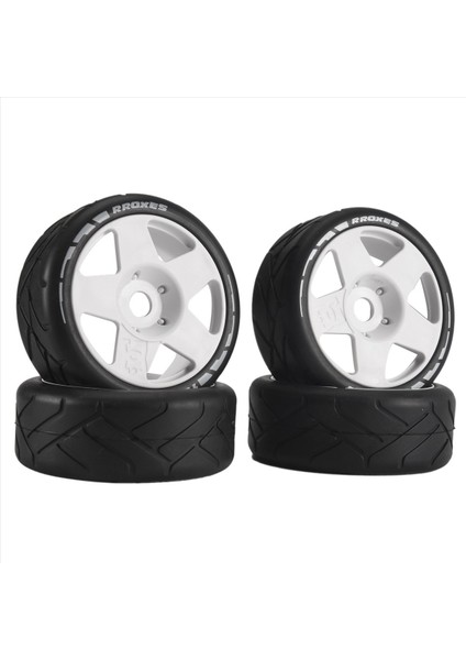 Arrma Redcat Team Vrx Wr8 Hobao Için 103 mm 1/8 Ölçekli Rc Off Road Lastik Jant 17 mm Altıgen, Beyaz (Yurt Dışından)