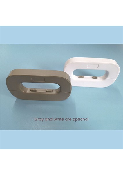 Çocuklar Için Buzdolabı Dondurucu Kapı Kilidi Çocuk Emniyetli Mandal Alet Gerektirmez Kolay Kurulum Gri (Yurt Dışından)