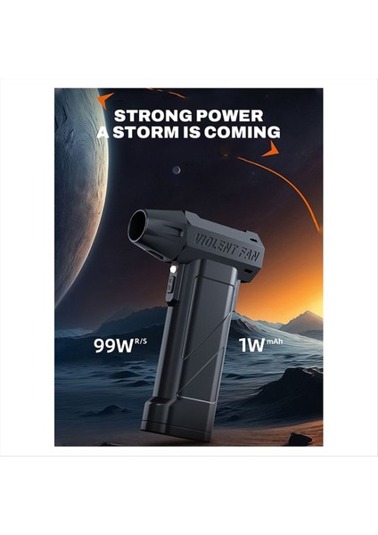 990000 Rpm Mini Fan Hava Üfleyici 10000 Mah 60 M/s Fırçasız Toz Alma Cihazı Yaprak Temizleme Kurutma Makinesi Klavye Temizleme Aracı (Yurt Dışından) indirimleri