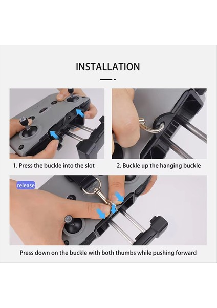 Rc N3/n2/n1 Için Ayarlanabilir Boyun Askısı Sabit Klips Kancalı Askı Askıları Flip/neo/mini 4k/mini 3 4 Pro (Yurt Dışından) modelleri